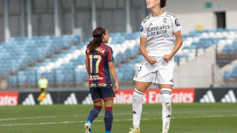 El Real Madrid arrolla al Levante y confirma su segunda posición con un 4-0