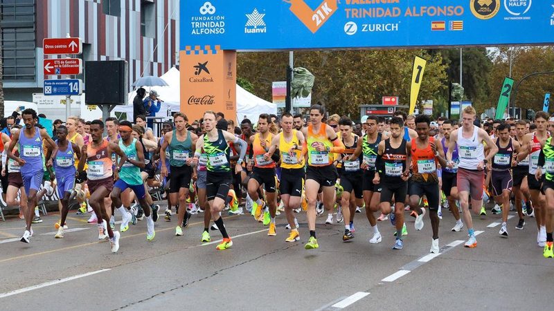 Medio Maratón Valencia afronta posible lluvia y temperaturas frescas este 26 de octubre