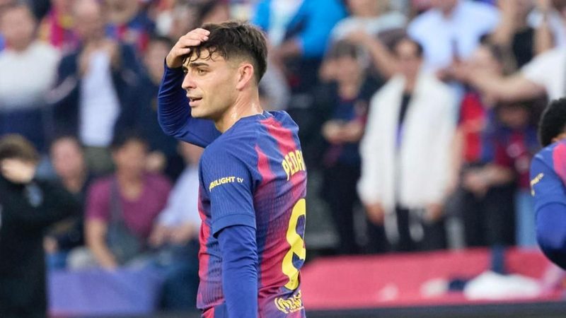 Pedri, indispensable y sin lesiones, pero con un desgaste que preocupa al Barça