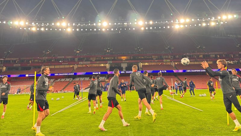 Indignación del Atlético de Madrid por falta de agua caliente en el Emirates