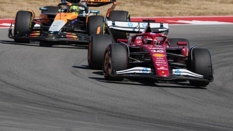 Verstappen domina mientras Norris y Leclerc protagonizan un intenso duelo en EE.UU.