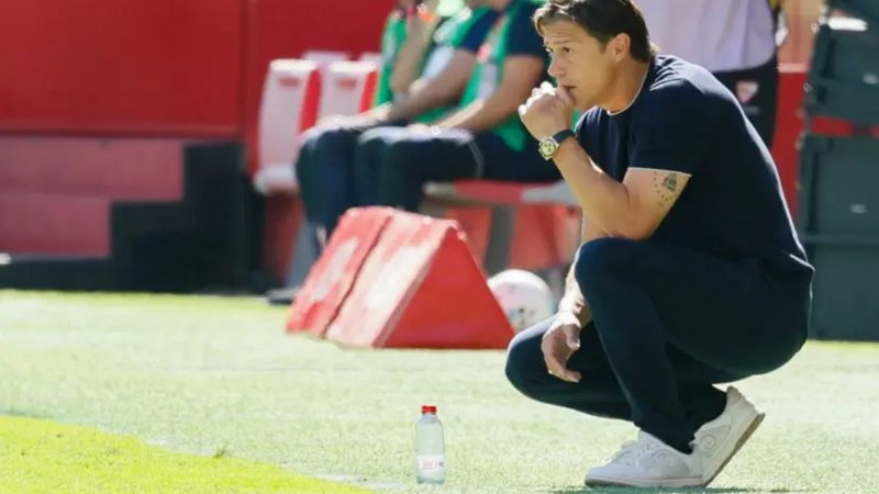 Matías Almeyda regresa a Anoeta 30 años después, ahora como entrenador del Sevilla