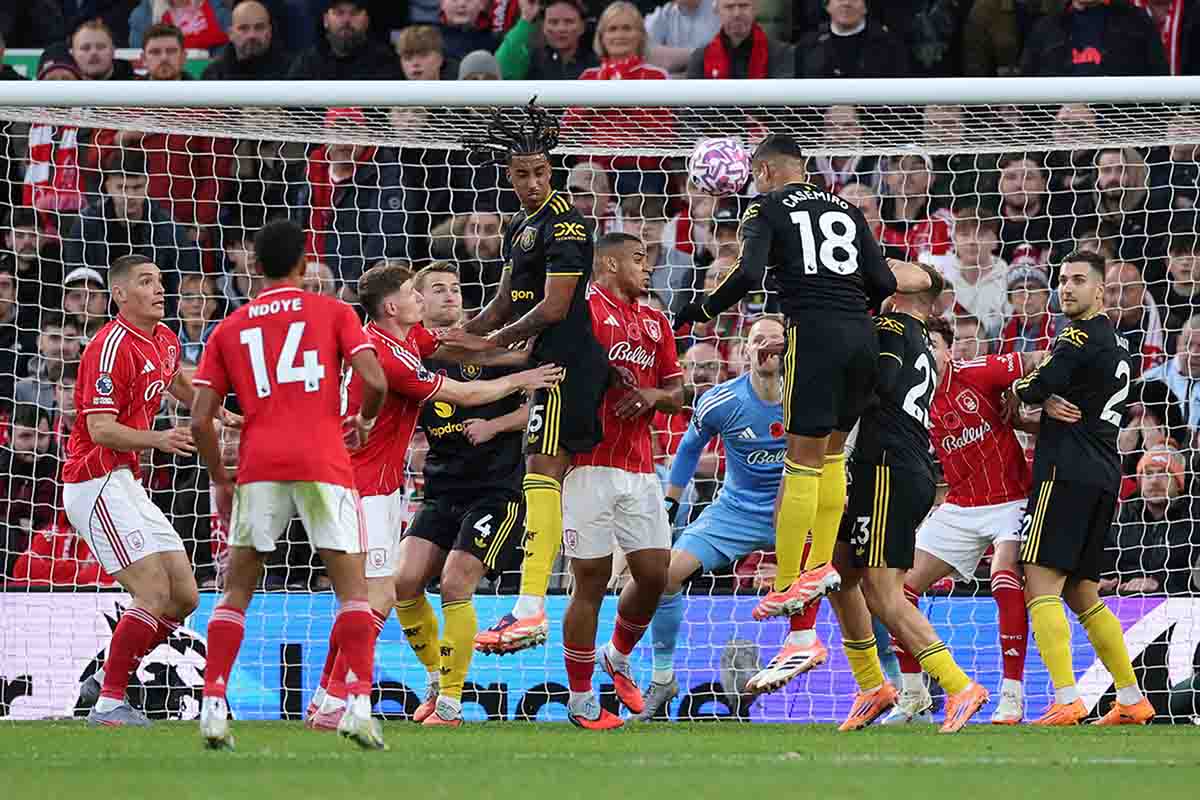 Manchester United falha em vencer e empata com o Nottingham Forest na Premier League