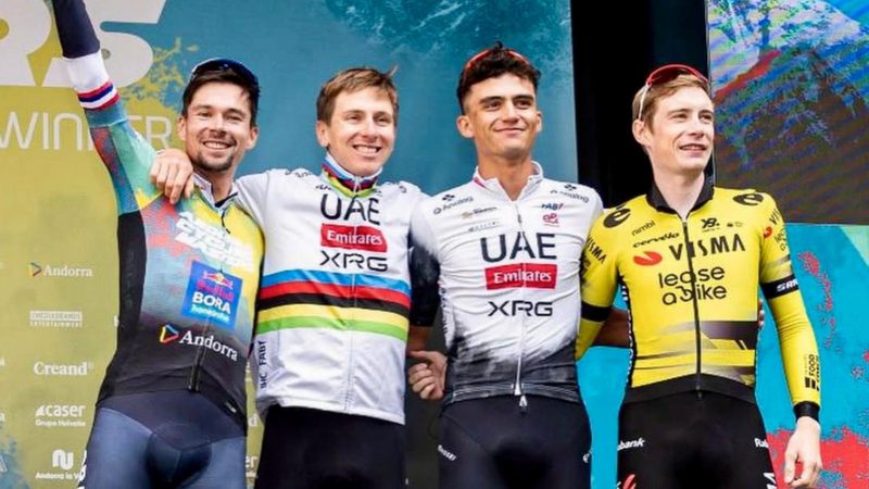 Roglic se corona en Andorra y brilla en una jornada histórica del ciclismo