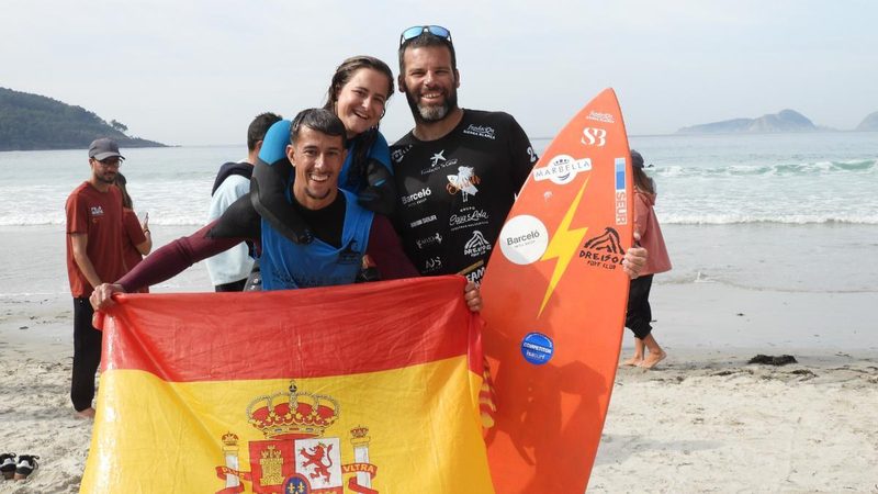 Sarah Almagro Vallejo se corona campeona europea de ParaSurfing en Prone 2 en Nigrán