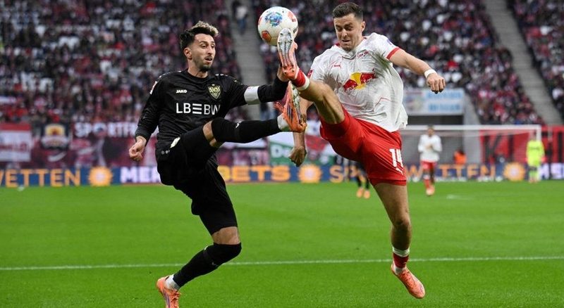 Leipzig supera Estugarda e mantém pressão sobre o líder Bayern Munique