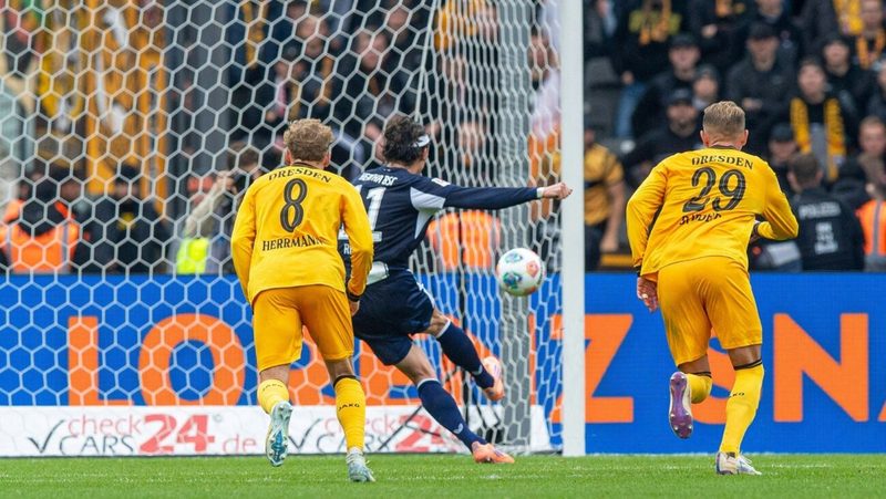 Hertha BSC feiert dritten Sieg in Folge mit 2:0 gegen Dynamo Dresden