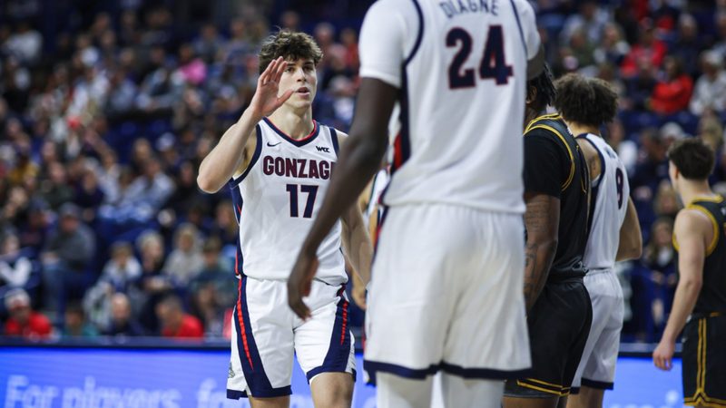 Mario Saint-Supéry deslumbra en su debut universitario en EE.UU. con Gonzaga