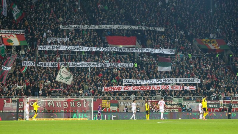 Wagner zeigt Verständnis für Protest der FCA-Fans nach Niederlage gegen Dortmund