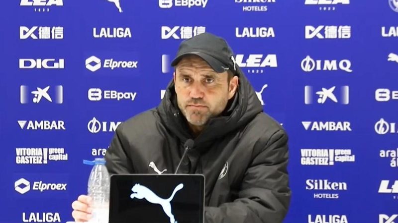 Coudet resalta buen juego del Deportivo Alavés pese a empate sin goles contra Valencia