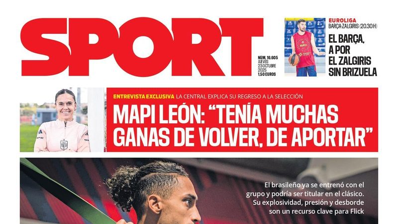 Raphinha vuelve para el Clásico mientras Flick cumple sanción y Barça afronta retos en Champions y Euroliga