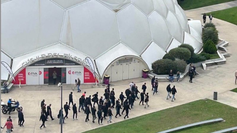 Localizados 50 radicales del Sporting tras agresión en Valladolid