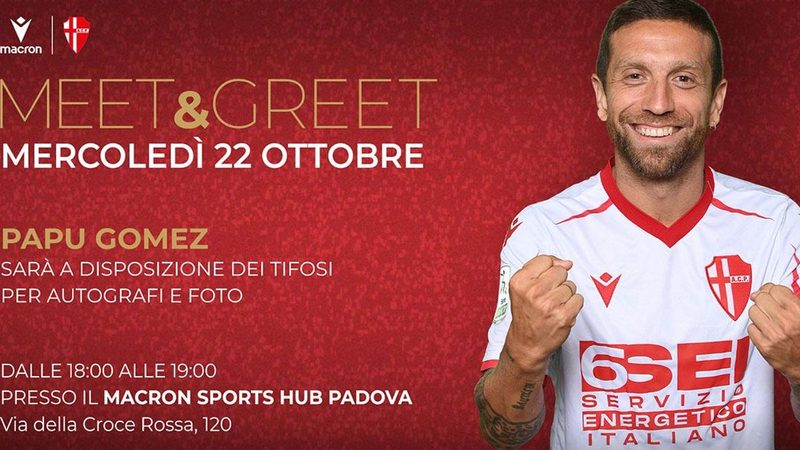 Alejandro 'Papu' Gómez se prepara para su esperado regreso con Padova Calcio