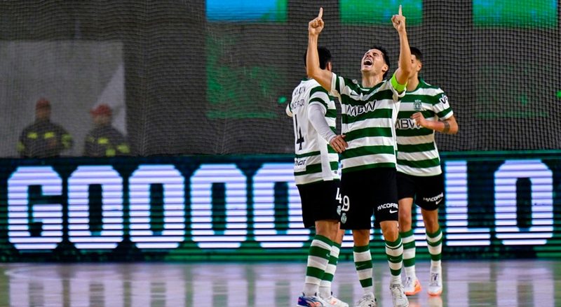 Sporting brilha novamente e garante vaga nos oitavos da Champions de futsal