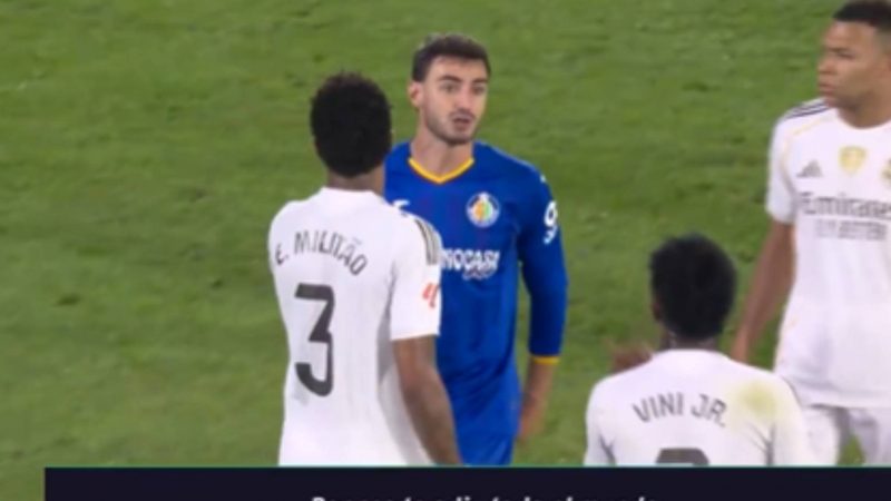 Tensión en Getafe-Real Madrid: Iglesias y Vinicius protagonizan un duro enfrentamiento
