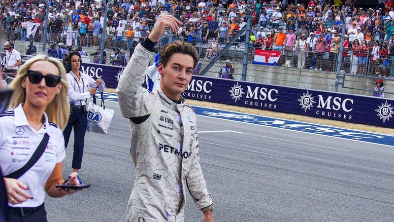 George Russell critica la falta de adelantamientos en la F1: "La carrera es hacia la primera curva"