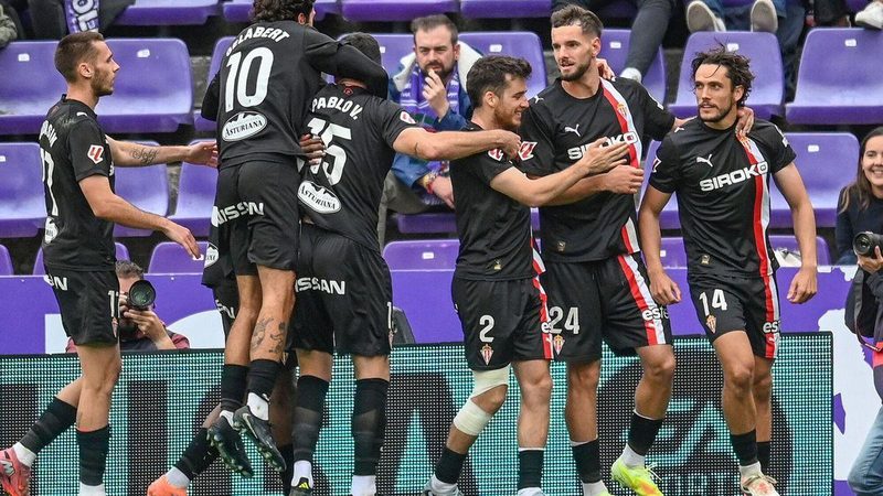 Borja Jiménez impulsa al Sporting con victoria clave en Zorrilla (2-3)