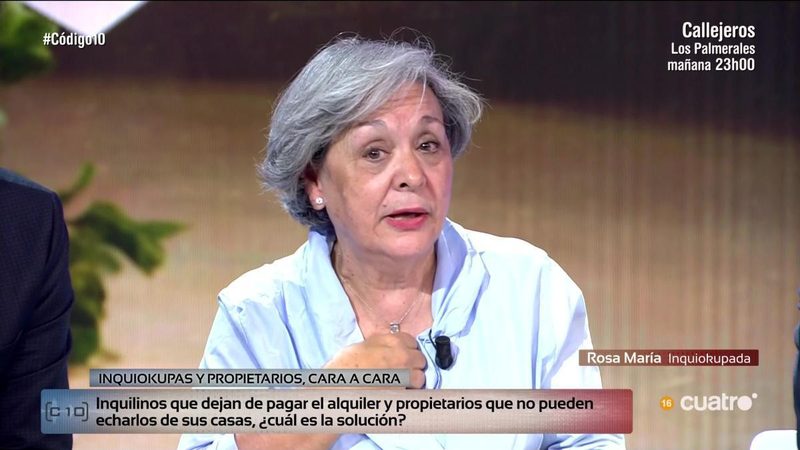Rosa María relata su calvario tras 11 meses con una inquiokupa que no paga ni se va
