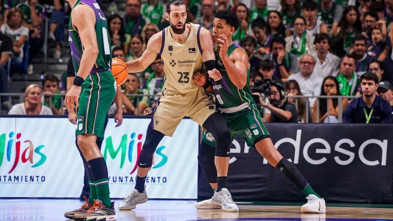 Tornike Shengelia lidera la victoria del Barça ante Unicaja con 18 puntos decisivos
