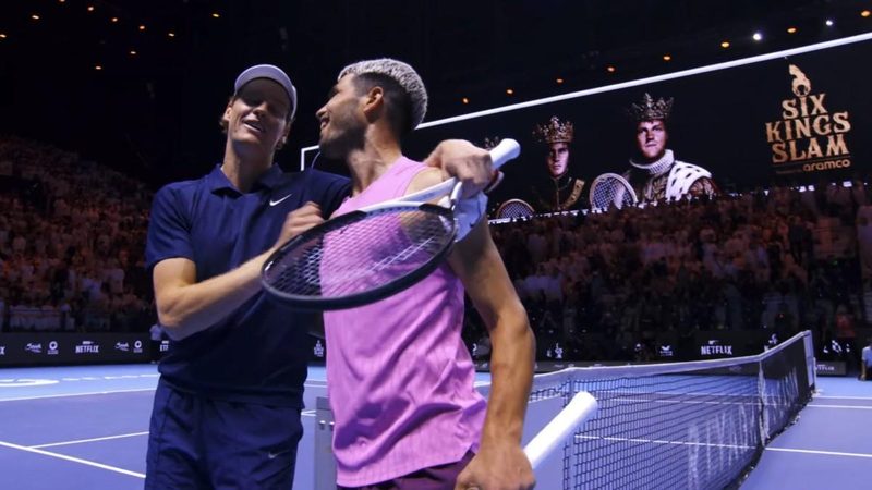 Alcaraz sorprendido por el nuevo Sinner: "Parece que juega a ping pong"