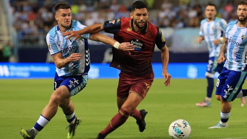 El CTA confirma la correcta anulación del gol de Eddahchouri tras codazo en Málaga vs Deportivo