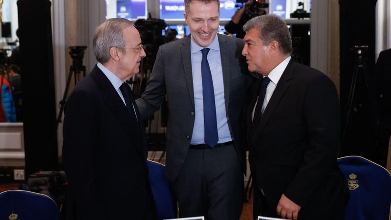 La polémica alianza entre Laporta y Florentino Pérez sacude el fútbol español
