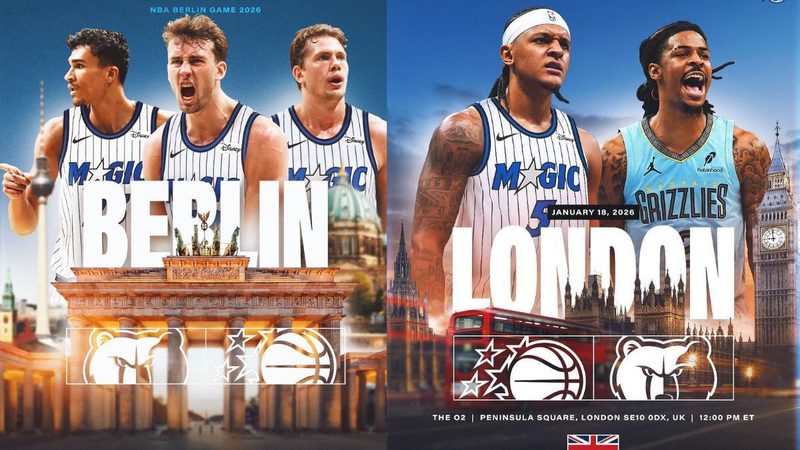 NBA pone a la venta entradas para partidos en Berlín y Londres en enero de 2026