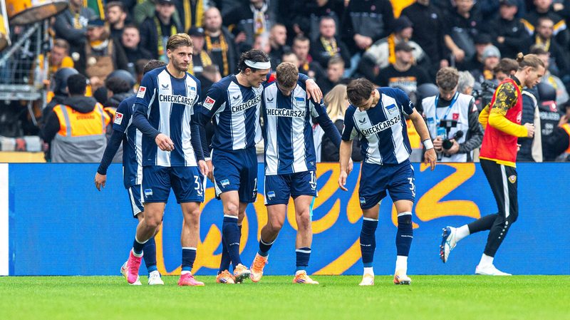 Hertha BSC feiert dritten Heimsieg in Folge gegen Dynamo Dresden mit 2:0