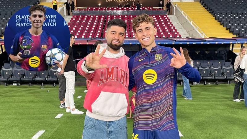 Fermín López brilla con hat-trick y lleva a su barbero a celebrar en el Camp Nou