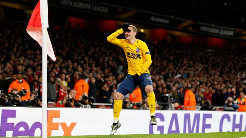 Griezmann rescató al Atlético en el Emirates con un gol clave en Europa League 2018