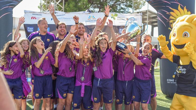 El FC Barcelona domina la East Mallorca Girls Cup con título sub-12 y segundo puesto sub-14