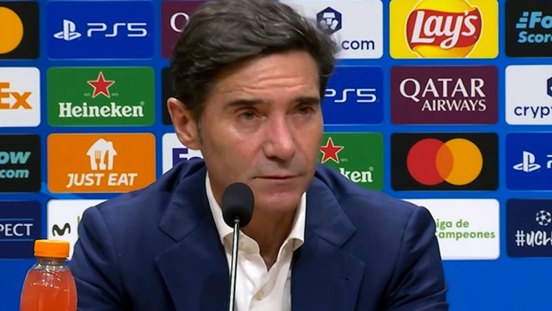 Marcelino critica con dureza la cancelación del partido en Miami y valora la victoria del City