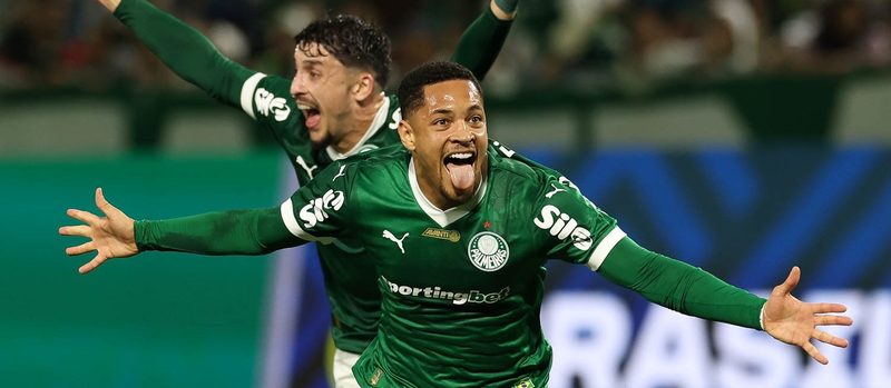 Vitor Roque brilha e Palmeiras vence São Paulo em clássico emocionante