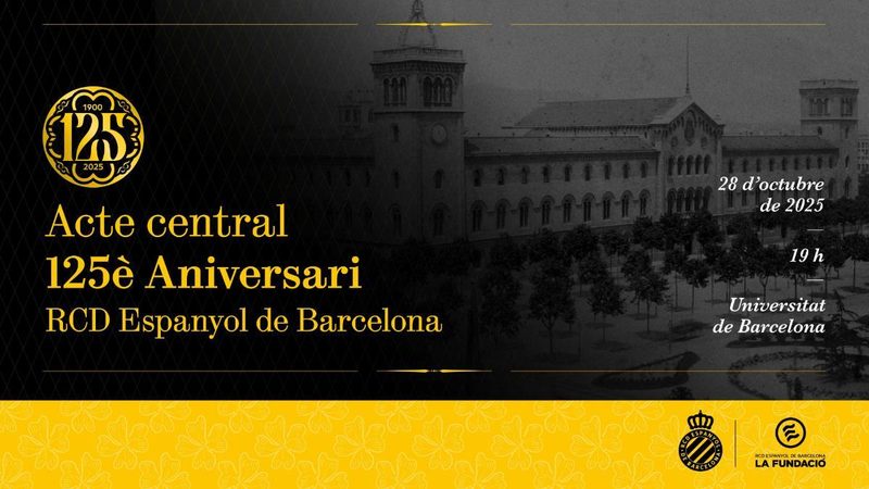 El Espanyol celebra su 125 Aniversario en una gala en la Universitat de Barcelona