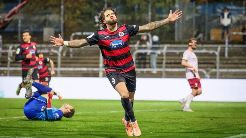 Viktoria Köln feiert mit Lobinger wichtigen Sieg gegen Ingolstadt