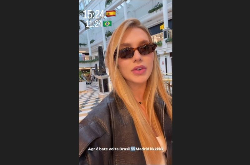 Virginia se prepara para nova fase com Vini Jr e faz compras em Madri