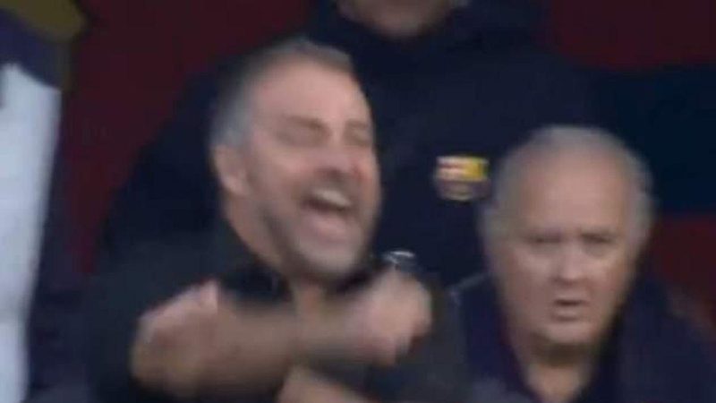 Flick y Muriqi: dos peinetas, dos sanciones y la UD Las Palmas como víctima del fútbol surrealista