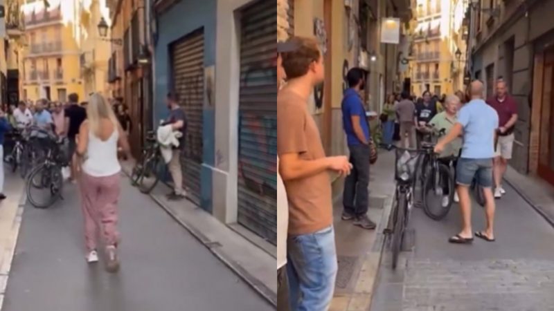 Turistas neerlandeses generan polémica en Valencia al usar bicicletas en zonas peatonales