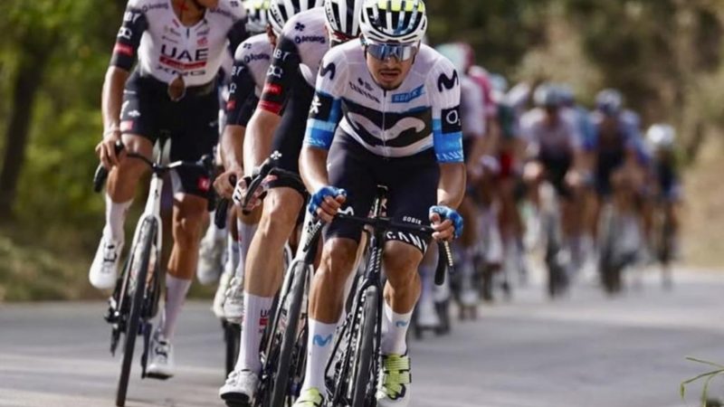 Kevin Castillo no seguirá en el Movistar Team tras su etapa como stagiaire