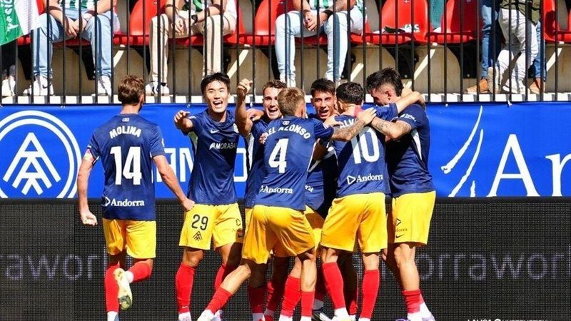FC Andorra sorprende en LaLiga Hypermotion y reta al Málaga CF en La Rosaleda
