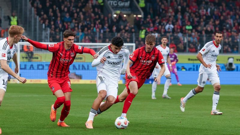 Eintracht Frankfurt erleidet weiteren Rückschlag im Abstiegskampf gegen Heidenheim
