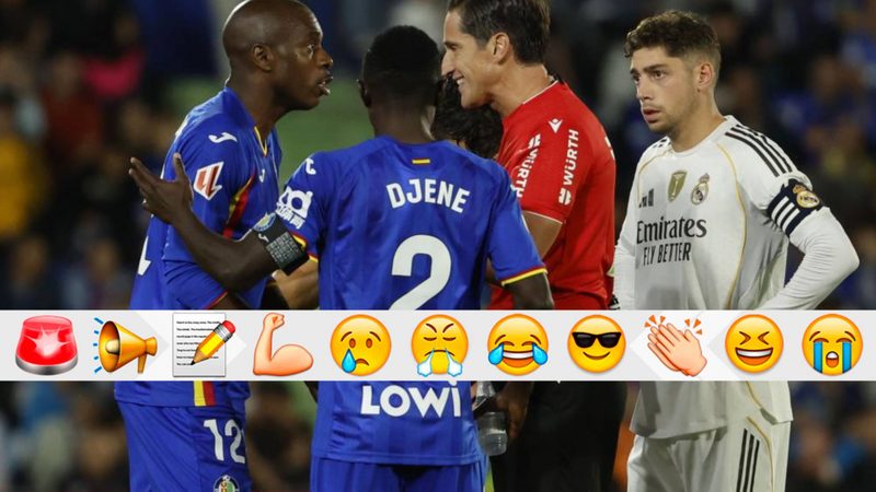 Getafe paga caro su juego al límite y Real Madrid brilla con Arda y Mbappé