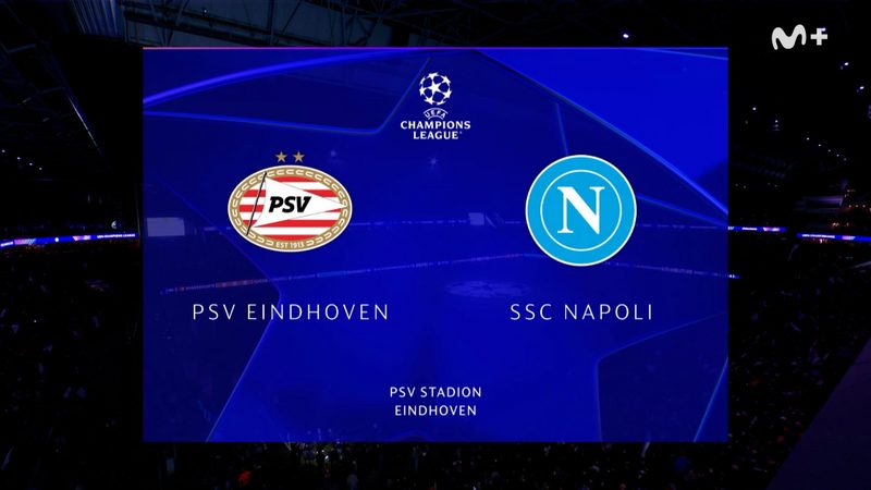PSV domina y remonta al Nápoles con actuación estelar de Man y Perisic