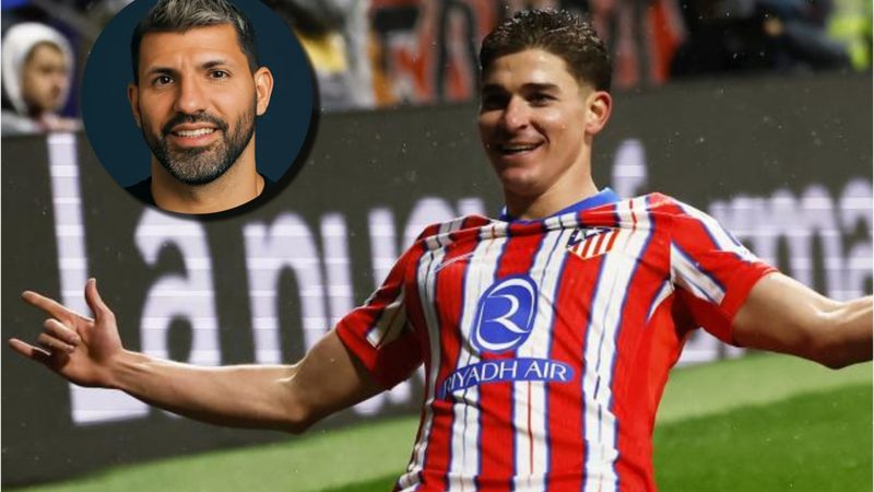 Kun Agüero insta a disfrutar el presente de Julián Álvarez en Atlético de Madrid sin pensar en su salida