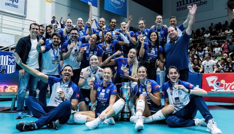 Gerdau Minas conquista o Campeonato Mineiro de Vôlei Feminino ao vencer Praia Clube