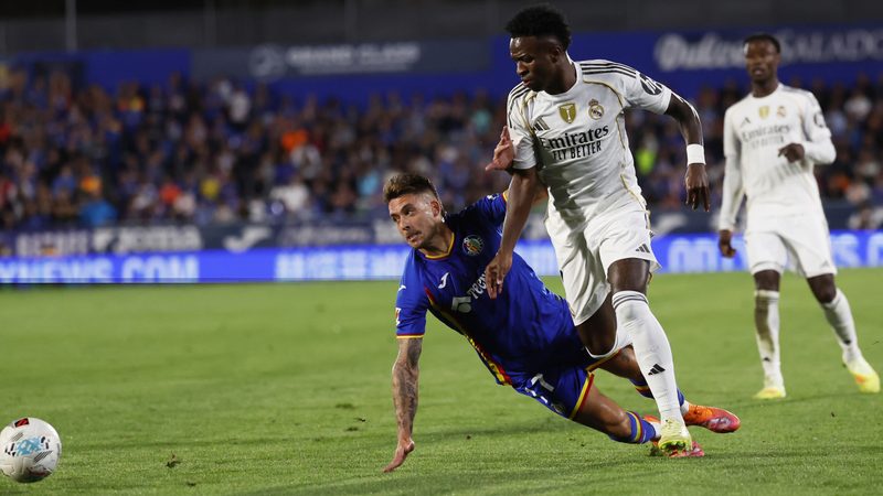 Vinicius transforma la tensión en ventaja y desestabiliza al Getafe