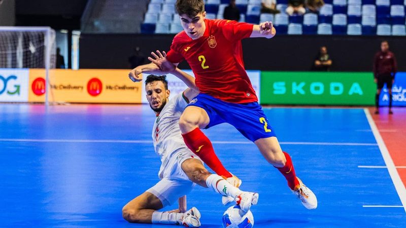 España empata 3-3 frente a Marruecos en amistoso de fútbol sala en Rabat