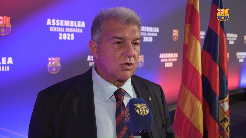 Joan Laporta y Hansi Flick marcan un nuevo capítulo en la historia del FC Barcelona
