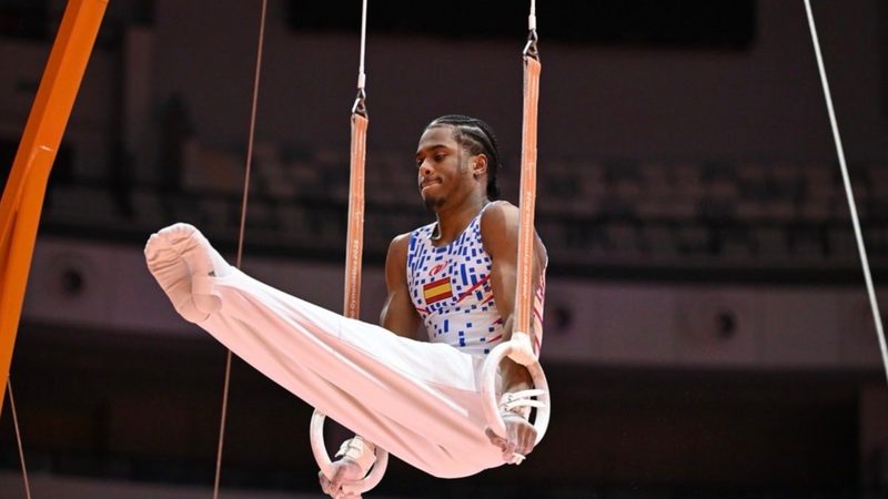 Thierno Diallo y Joel Plata aseguran su lugar en la final del concurso completo en el Mundial de Gimnasia
