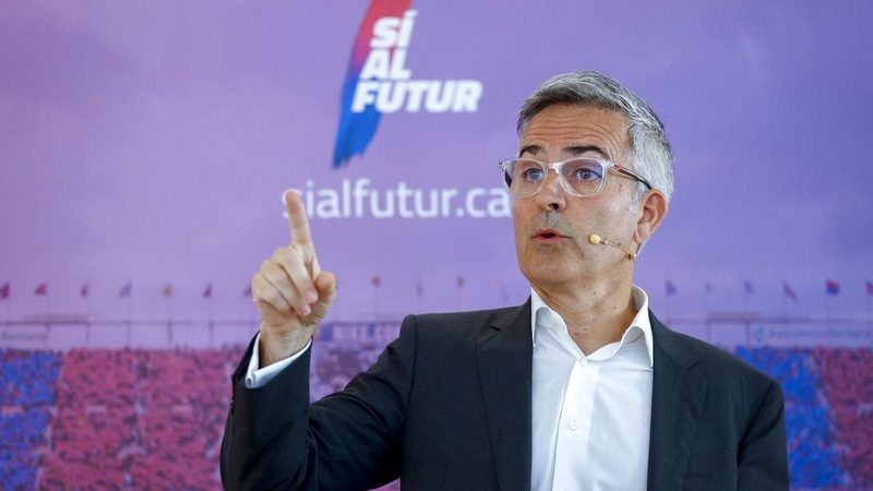 Víctor Font desafía a Laporta: "Ponga nombres, presidente, que vas de la mano de Florentino"